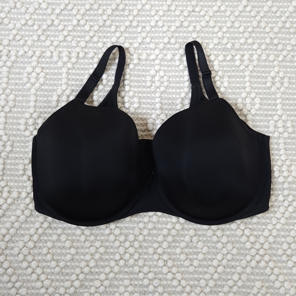 Torrid Curve 360 Back Smoothing Lightly Lined T-Shirt Bra Black 40G - Picture 1 of 9